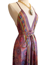Load image into Gallery viewer, Vintage Silk Sari Dress