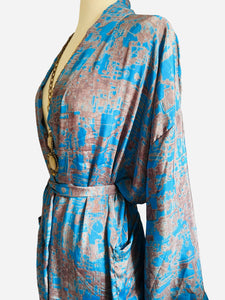 Vintage Silk Robe