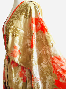 Vintage Silk Long Robe