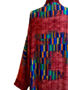 Vintage Silk Long Robe