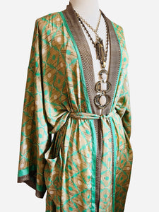 Vintage Silk Robe