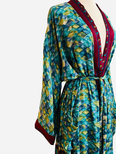 Vintage Silk Long Robe