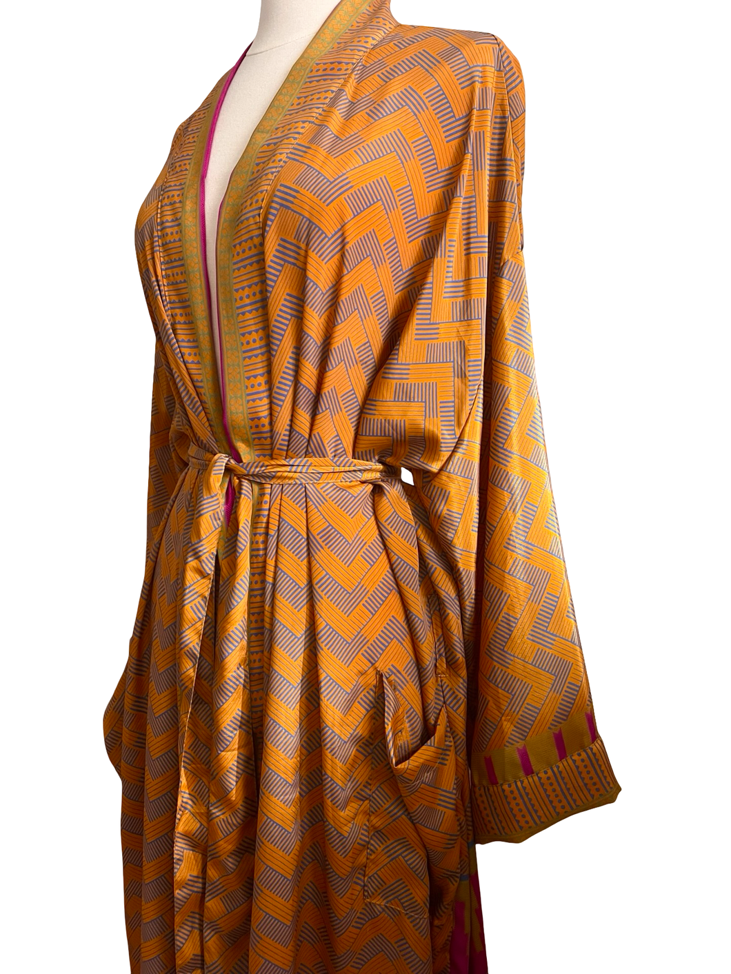 Vintage Silk Robe