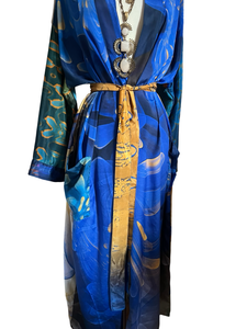 Vintage Silk Long Robe