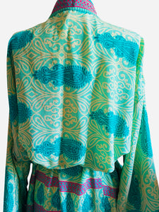 Vintage Silk Long Robe