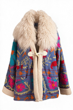 Load image into Gallery viewer, Vintage Suzani Embroidered Fleece Jacket
