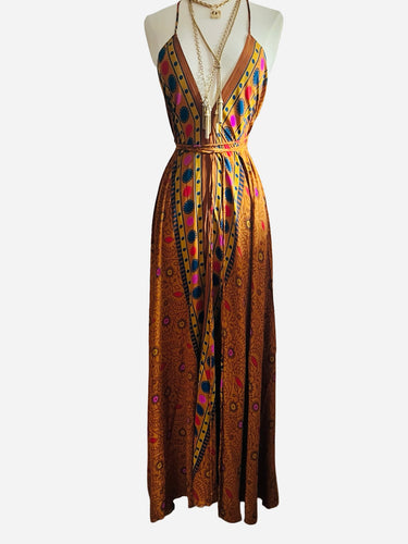 Vintage Silk Sari Dress