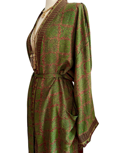 Vintage Silk Robe