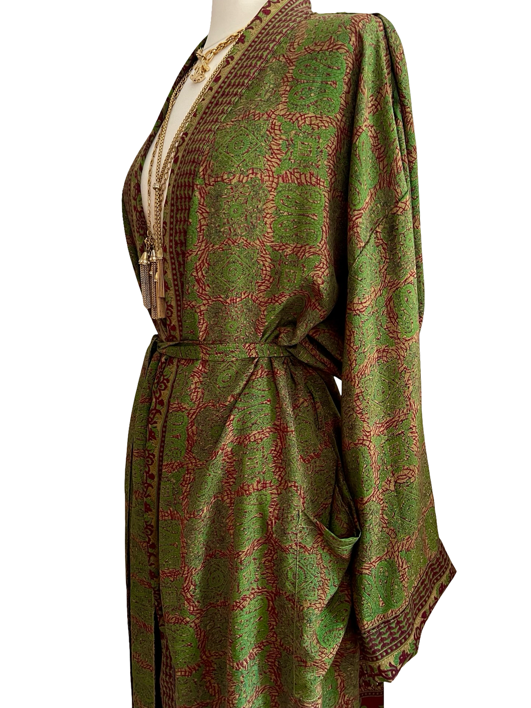 Vintage Silk Robe
