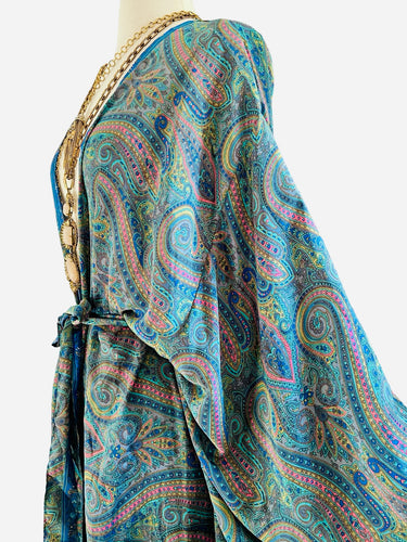 Vintage Silk Long Robe