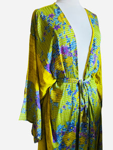 Vintage Silk Long Robe