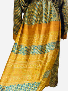 Vintage Silk Long Robe