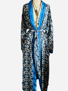 Vintage Silk Long Robe