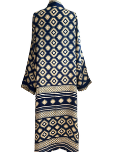 Vintage Silk Long Robe