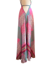 Load image into Gallery viewer, Vintage Silk Sari Dress