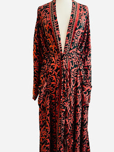 Vintage Silk Long Robe