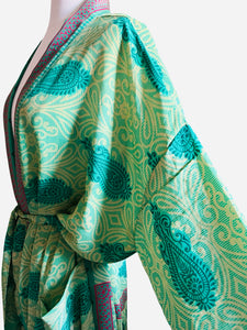 Vintage Silk Long Robe