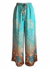 Load image into Gallery viewer, Vintage Sari Silk Palazzo Pant Small