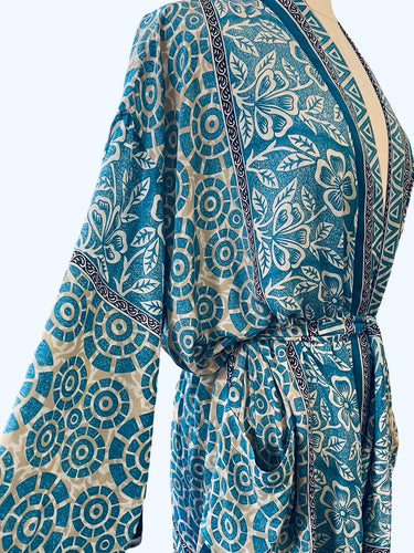 Vintage Silk Long Robe