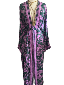 Vintage Silk Long Robe