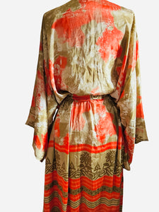 Vintage Silk Long Robe