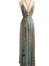Load image into Gallery viewer, Vintage Silk Sari Dress