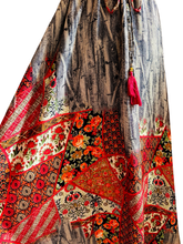 Load image into Gallery viewer, Vintage Silk Sari 2pc Skirt Set