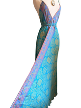 Load image into Gallery viewer, Vintage Silk Sari Dress