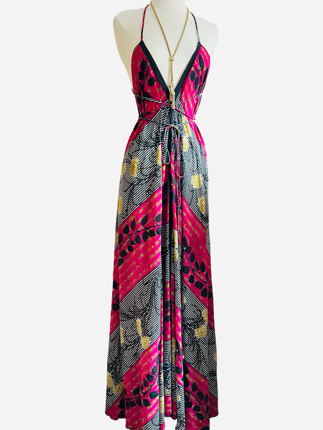 Vintage Silk Sari Dress