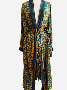 Vintage Silk Long Robe
