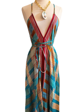 Load image into Gallery viewer, Vintage Silk Sari Dress