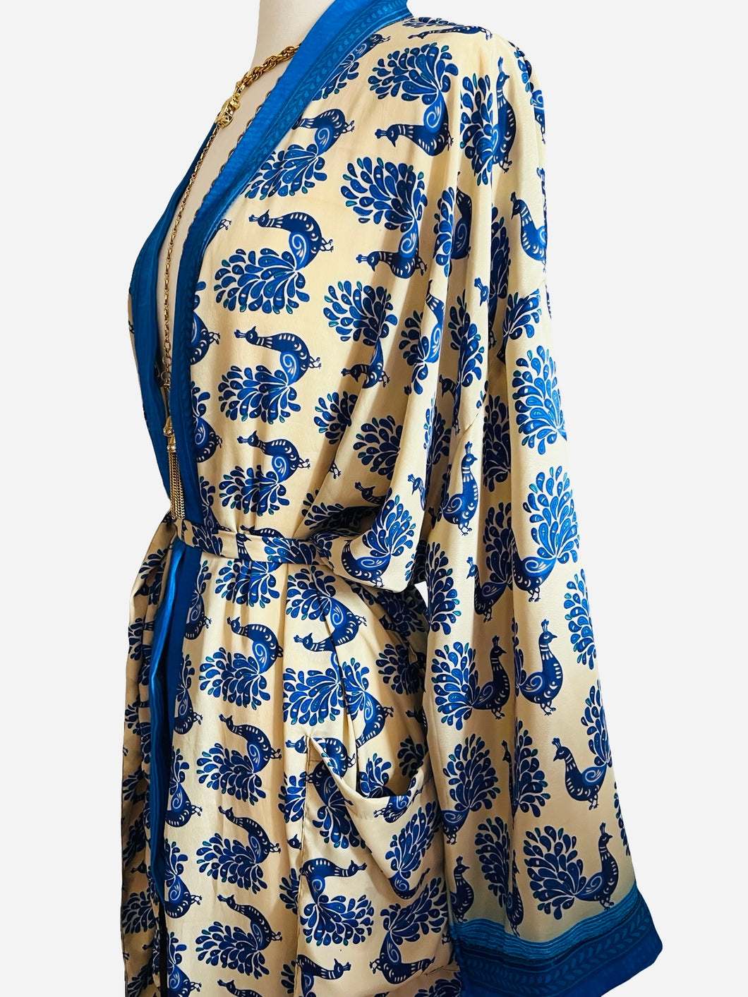Vintage Silk Long Robe