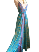Load image into Gallery viewer, Vintage Silk Sari Dress