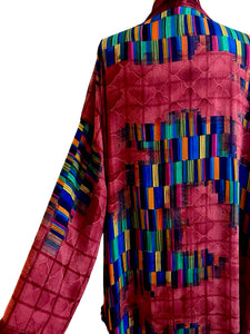 Vintage Silk Long Robe