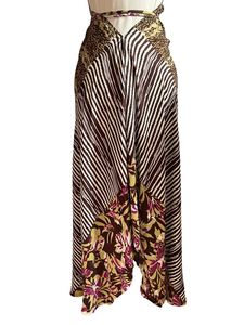 Vintage Silk Sari Dress Midi
