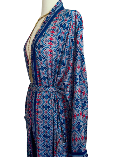 Vintage Silk Long Robe