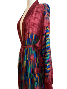 Vintage Silk Long Robe