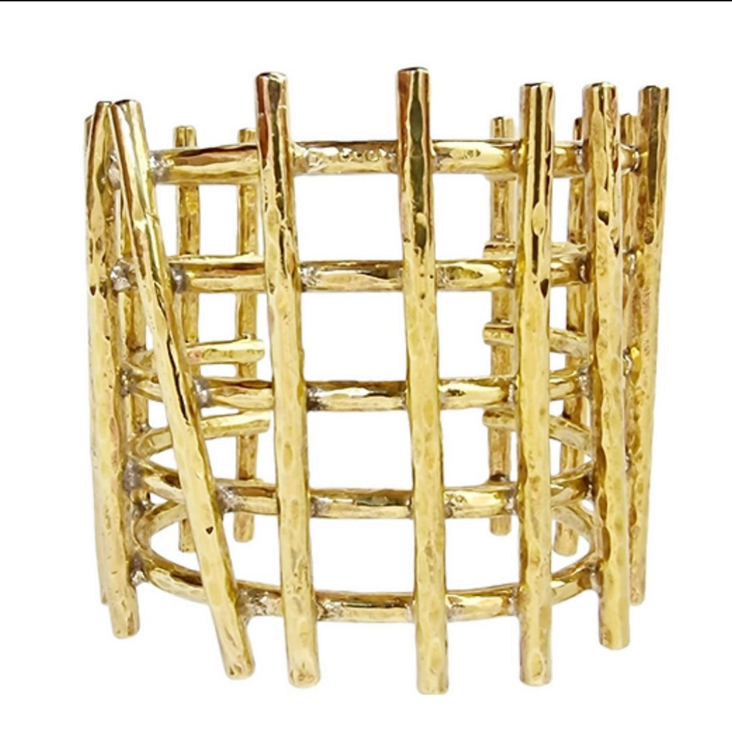 Bamboo Brass Cuff