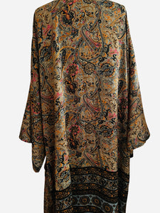 Vintage Silk Long Robe