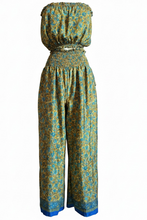 Load image into Gallery viewer, Vintage Silk Sari 2pc Pant Set