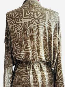 Vintage Silk Long Robe
