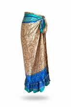 Load image into Gallery viewer, Vintage Silk Sari Sarong