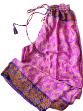 Load image into Gallery viewer, Vintage Sari Silk Palazzo Pant L/XL