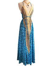 Load image into Gallery viewer, Vintage Silk Sari Dress