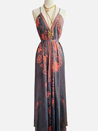 Vintage Silk Sari Dress
