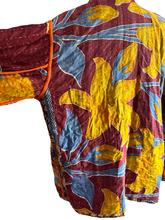 Load image into Gallery viewer, Vintage Kantha Short Jacket Reversible