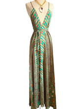 Load image into Gallery viewer, Vintage Silk Sari Dress