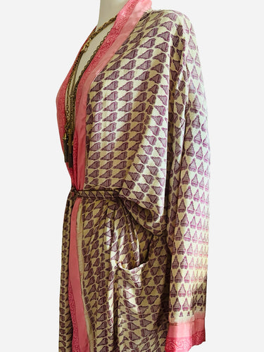 Vintage Silk Long Robe