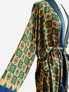 Vintage Silk Long Robe