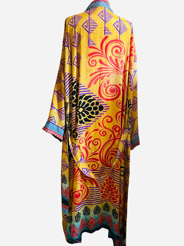 Vintage Silk Long Robe